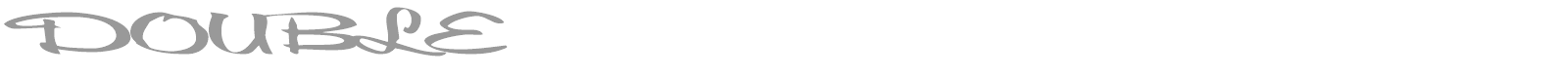 DOUBLE font preview